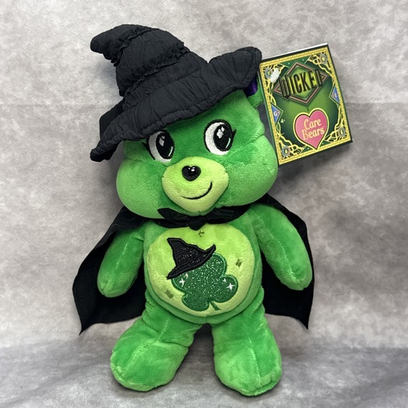 Other - Wicked x Care Bears Good Luck Bear Plush Elphaba Limited Edition Toy Bear-NEW!
